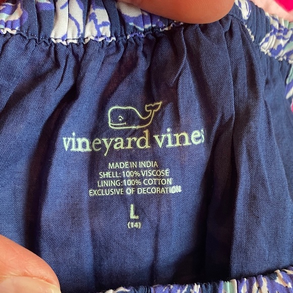 Vineyard Vines Girls' Hibiscus Floral dress - Picture 9 of 11